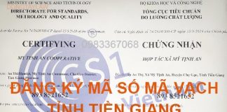 Đăng ký mã số mã vạch tại Tiền Giang