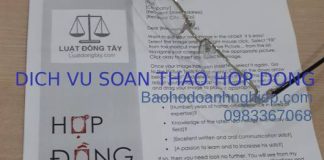 Dịch vụ soạn thảo hợp đồng